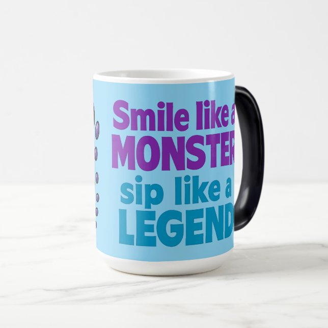 Taza Mágica Caffeine Monster (Anverso derecho)