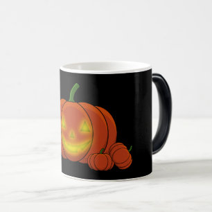 Taza Mágica Calabaza de calabaza brillante de Jack-o'-Lantern
