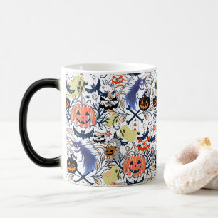 Taza Mágica Calabaza de ghouls de halloween retro Mikitiez
