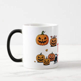 Taza Mágica Calabazas espeluznantes de Halloween