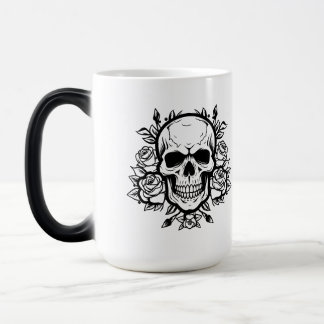 Taza Mágica Calavera & Rosas