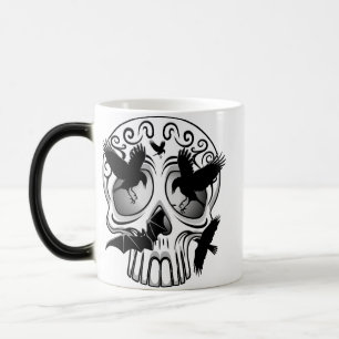 Taza Mágica Calaveras decorativas de Halloween