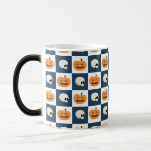 Taza Mágica Calaveras y calabazas