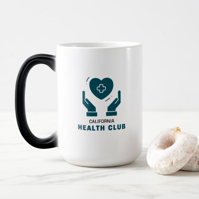 Taza Mágica California Health Wealth (Con donut)
