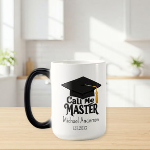 Taza Mágica Call me Master - Customizable magic Mug 