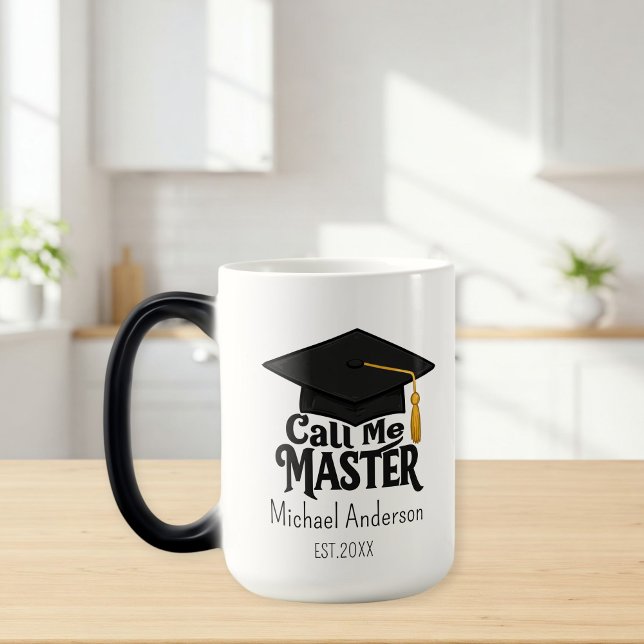 Taza Mágica Call me Master - Customizable magic Mug  (Subido por el creador)