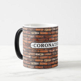 Taza Mágica Calle Coronation - Rótulo