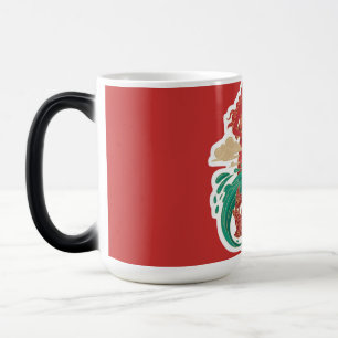 Taza Mágica Camiseta con símbolo artístico del zodiaco Acuario