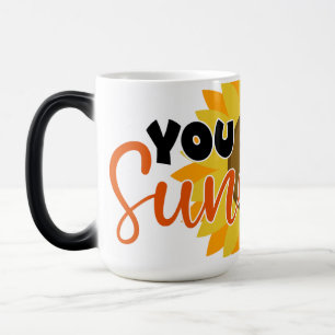 Taza Mágica Camiseta de girasol 'You Are My Sunshine' – Gráfic