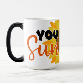 Taza Mágica Camiseta de girasol 'You Are My Sunshine' – Gráfic