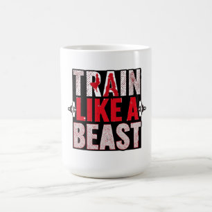 Taza Mágica Camiseta de Motivación de Gimnasio Entrena Como un