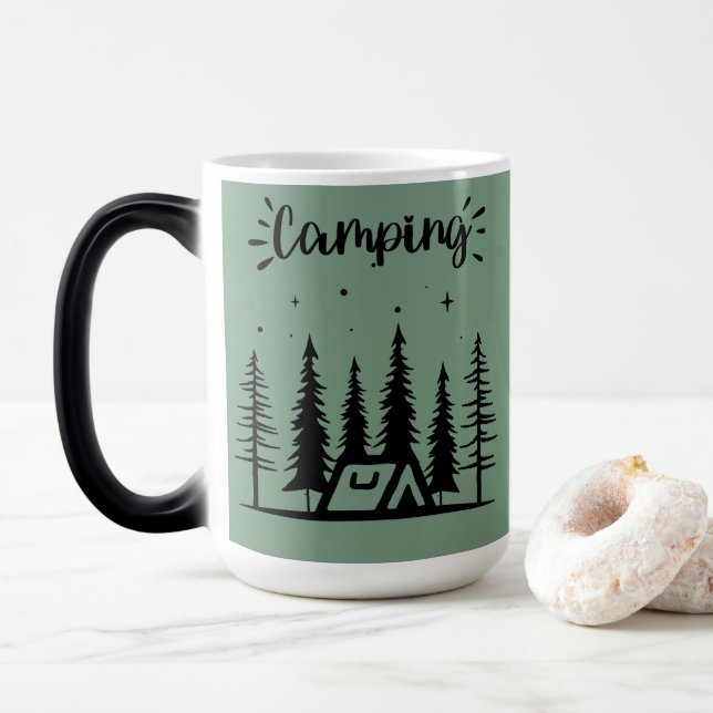 Taza Mágica Camping (Con donut)