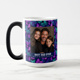 Taza Mágica Camuflaje de Mariposa Costera Bouquet Nuevo Papá C