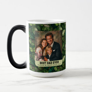 Taza Mágica Camuflaje de mariposa vintage foto de papá Stanley