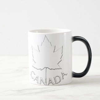 Taza Mágica Canadá Cups Mugs Canada Maple Leaf Souvenir Glasse
