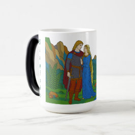 Taza Mágica Canción de Siegfried y Kriemhild de Nibelungs