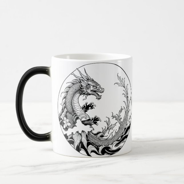 Taza Mágica Caneca design dragao  (Izquierda)
