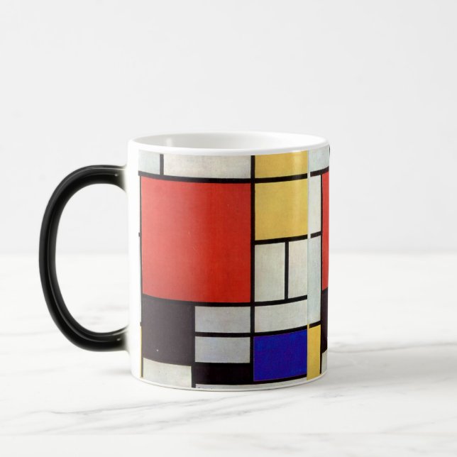 Taza Mágica Caneca Mondrian (Izquierda)