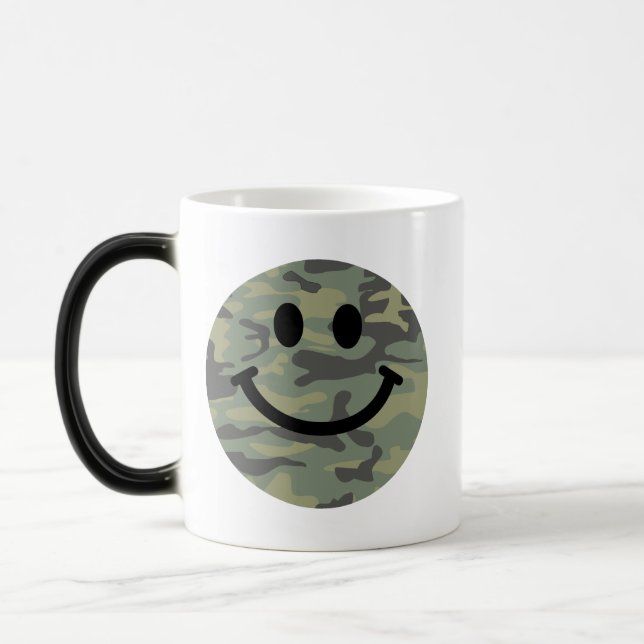 Taza Mágica Cara de Camo Verde (Izquierda)