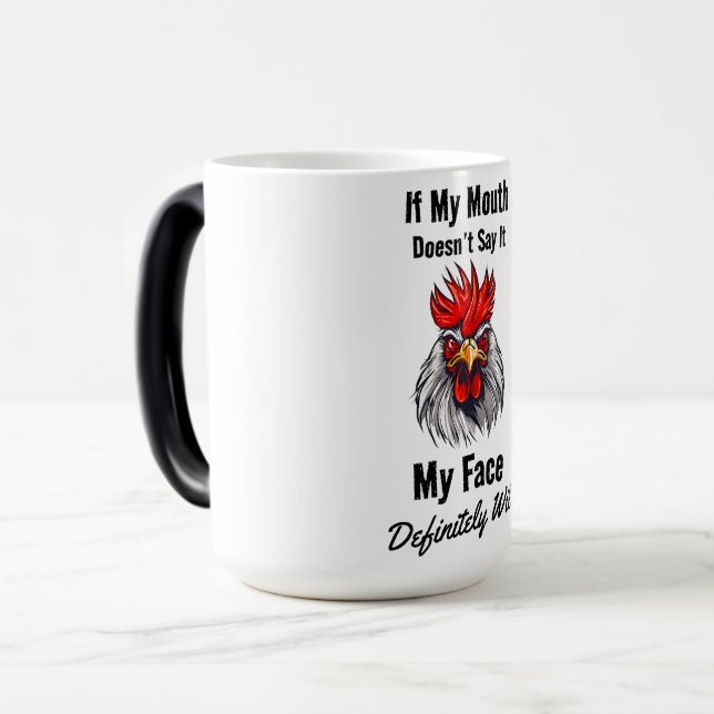 Taza Mágica Cara furiosa (Anverso izquierdo)