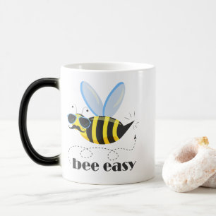 Taza Mágica Carácter de abeja con gafas de sol bigote Bee Fáci