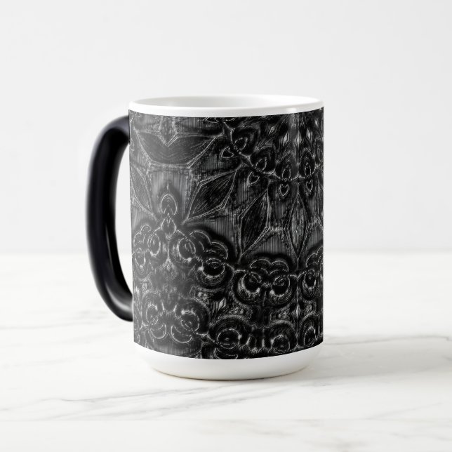 Taza Mágica Carbón Mandala (Anverso izquierdo)