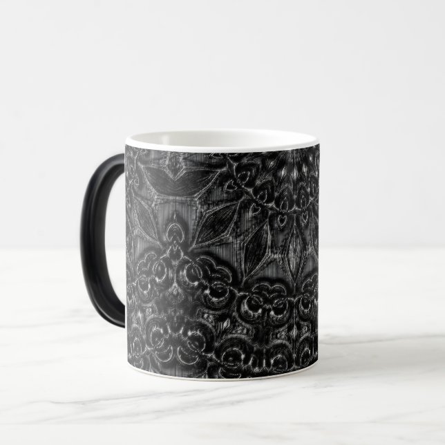 Taza Mágica Carbón Mandala (Anverso izquierdo)