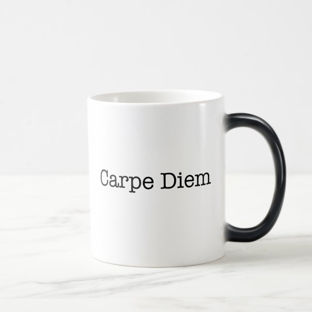 Taza Mágica Carpe Diem agarra la cita del día - citas (Derecha)