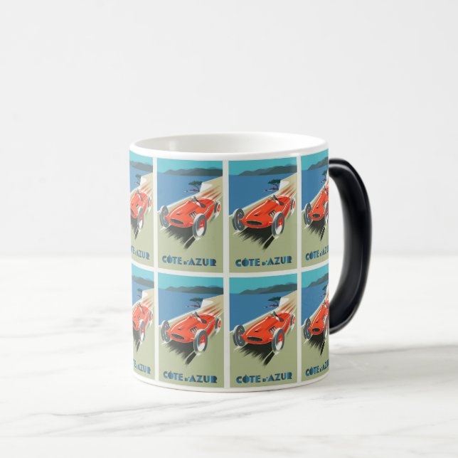 Taza Mágica Carreras de época en la Costa Azul (Anverso derecho)
