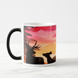 Taza Mágica Casagrande Creations Deer sunrise/ sun set mug