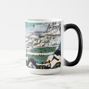 Taza Mágica Cazadores en el paisaje de la nieve Pieter Bruegel