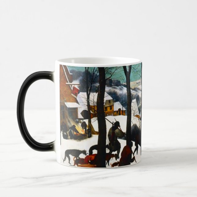 Taza Mágica Cazadores en el paisaje de la nieve Pieter Bruegel (Izquierda)