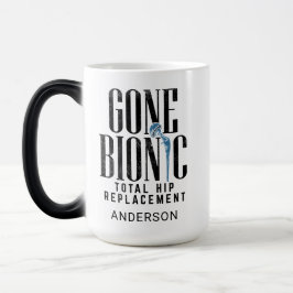 Taza Mágica Celebración de reemplazo biónico de cadera