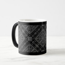 Taza Mágica Ceramic Lace Black