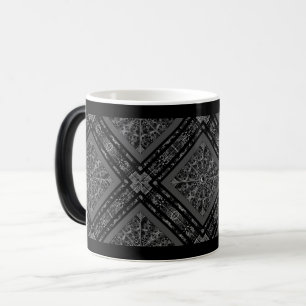 Taza Mágica Ceramic Lace Black
