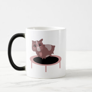 Taza Mágica Cerdos de Guinea Cute ejerciendo