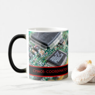Taza Mágica CHAOS-COORDINADOR para TI y Consultoría! Magia Mug