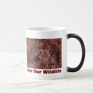 Taza Mágica Cheetah Stare salva nuestra vida salvaje