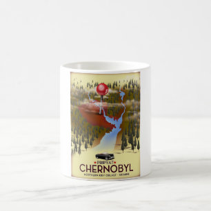 Taza Mágica Chernóbil, Pripiat, Ucrania Póster de viaje