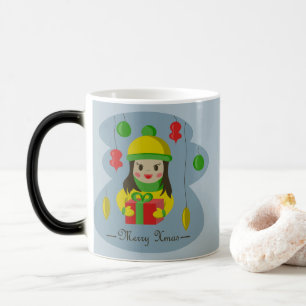 Taza Mágica Chica con caja de regalo para Navidades