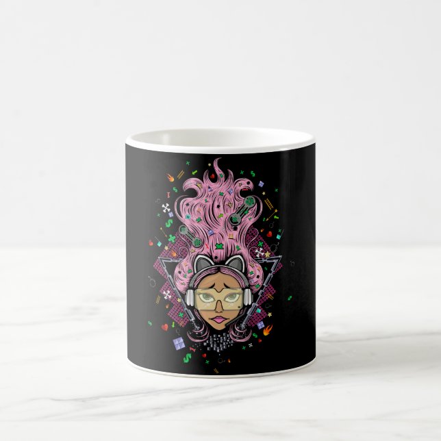 Taza Mágica Chica Gamer (Centro)