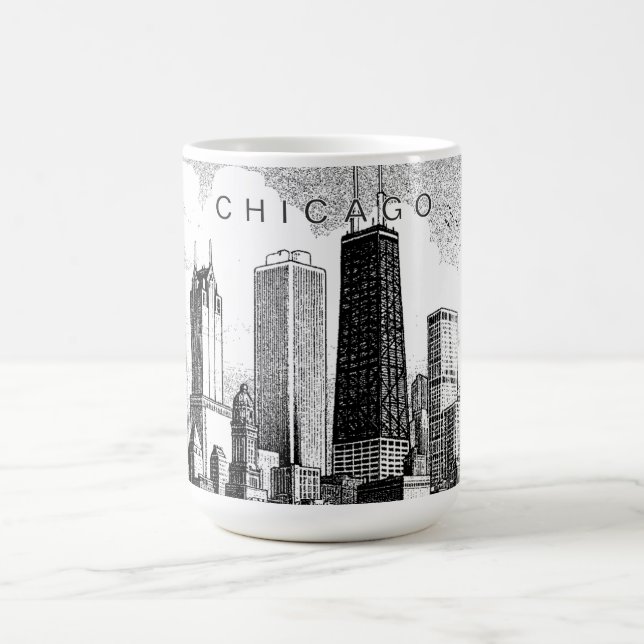 Taza Mágica Chicago Skyline Mug (Centro)