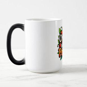 Taza Mágica Chillin' con mis pimientos - gráfico de chile colo