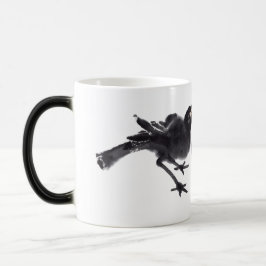 Taza Mágica Chinesische Tuschekunst mit Vogelmotiv