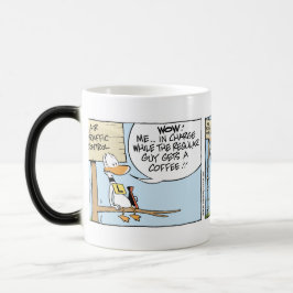 Taza Mágica Chiste del café de la aviación