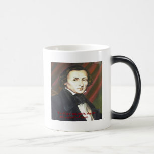 Taza Mágica Chopin Cómo Tocar Regalos Tarjetas y Camisetas
