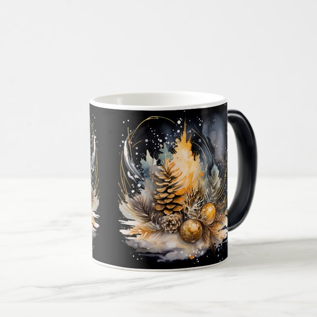 Taza Mágica Christmas Holiday Wrap (Anverso derecho)