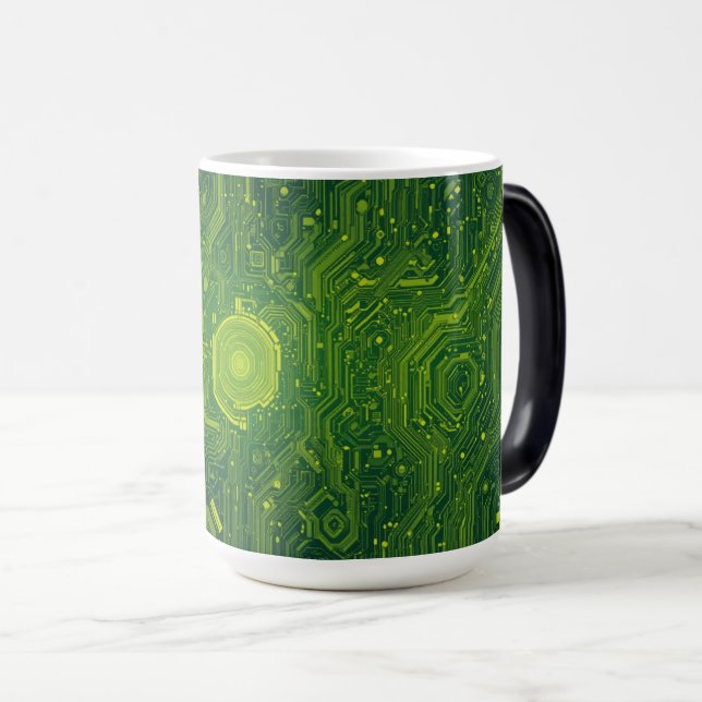 Taza Mágica Cibernatura de Greenish (Anverso derecho)
