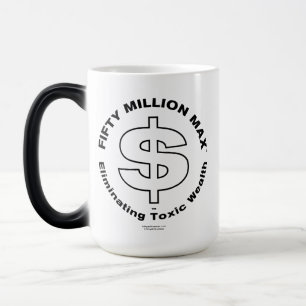 Taza Mágica Cincuenta millones Max™ Black Logo Magic Morphing 
