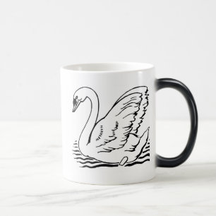 Taza Mágica Cisne elegante